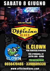 Sabato 8 giugno concerto officine blues al clownpub
